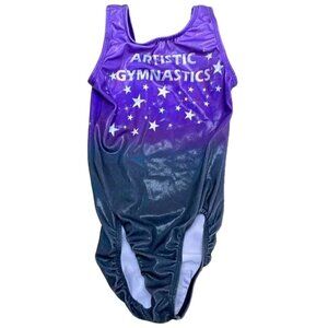 ❤️ 🆕 SNOWFLAKE Kids Artistic Gymnastics Outfit Size L
